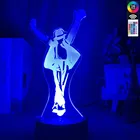 3D в стиле Майкла Джексона, танцующая фигурка светодиодный детские ночные светильники Цвет Изменение светодиодный ночник для украшения дома прикроватная настольная лампа vitage Dragon