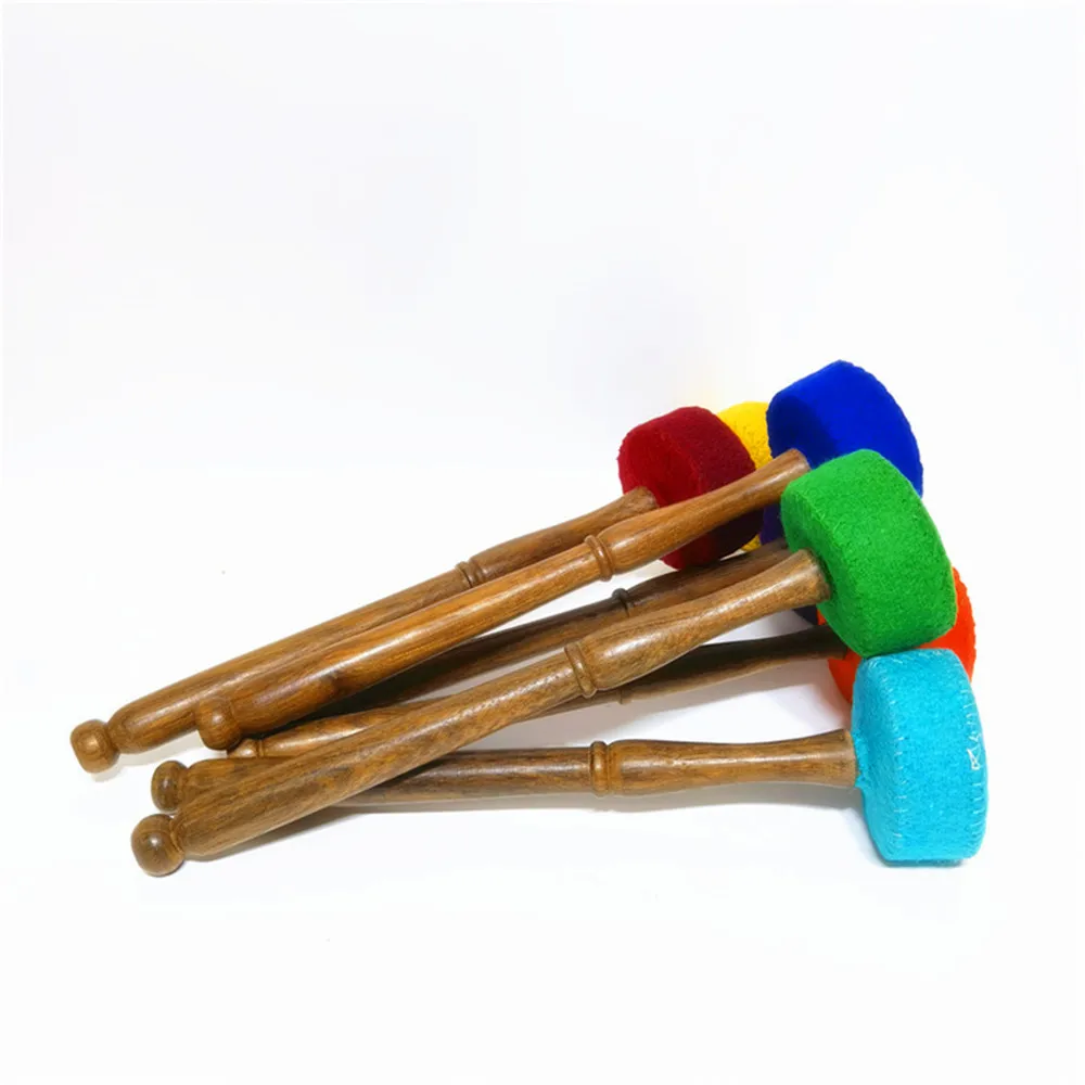 Тибетская Поющая чаша молоток звуковая Будды деревянная наклейка палочка для