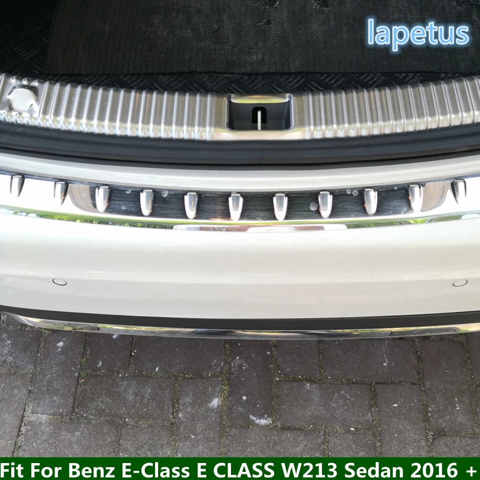 

Lapetus Rear Bumper Foot Plate Trunk Door Sill Guard Cover Trim 2PCS For Mercedes Benz E-Class E CLASS W213 Sedan 2016 - 2020