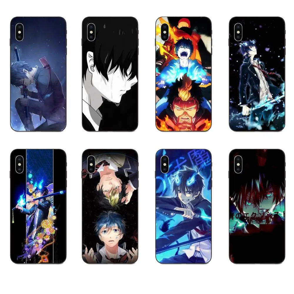 Синий Exorcist аниме для Xiaomi Redmi Note 3 S 4 4A 4X 5 5A 6 6A 7 7A K20 Plus Pro S2 Y2 Y3 Тонкий силиконовый