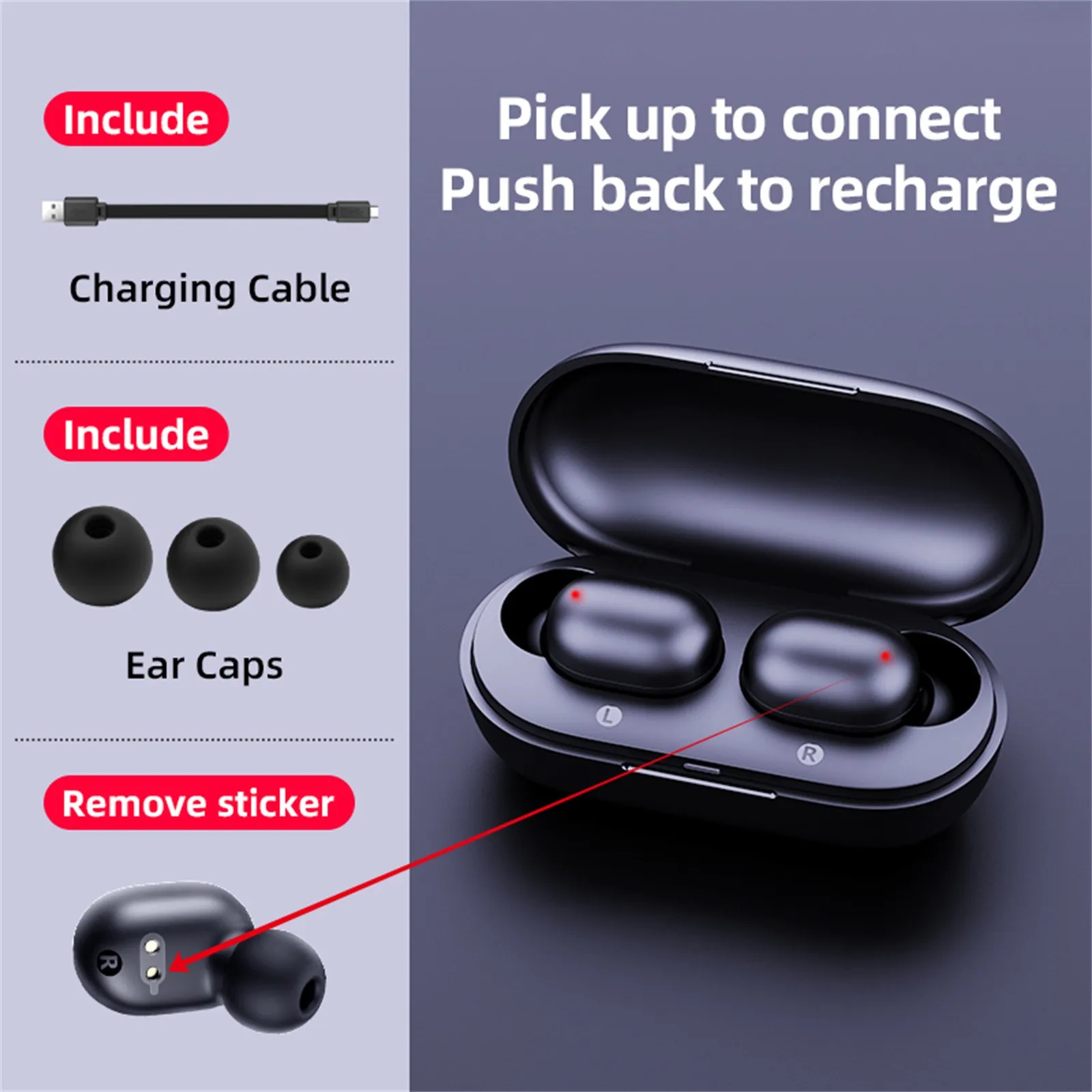 

2021 Brand New Bluetooth Earphones Hd Stereo Wireless Headphones Noise Cancelling Gaming Headset With Microphone Universal