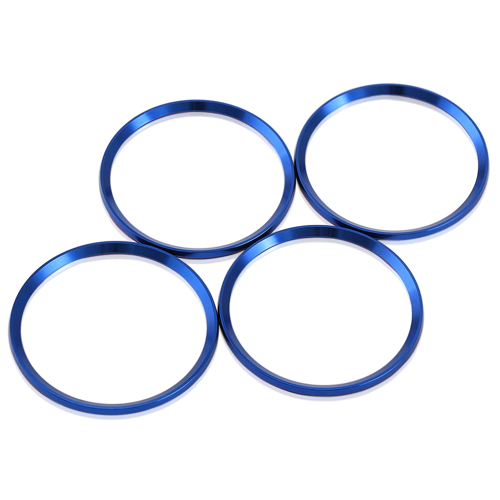 4PCS Car Wheel Cover Logo Ring Sticker accessories for chevrolet silverado suzuki celerio w204 opel astra j nissan micra | Автомобили и