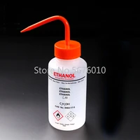 2 pieceslot 500ml ethanol laboratory chemicals rinsing bottle cleaning safety elbow washing bottle