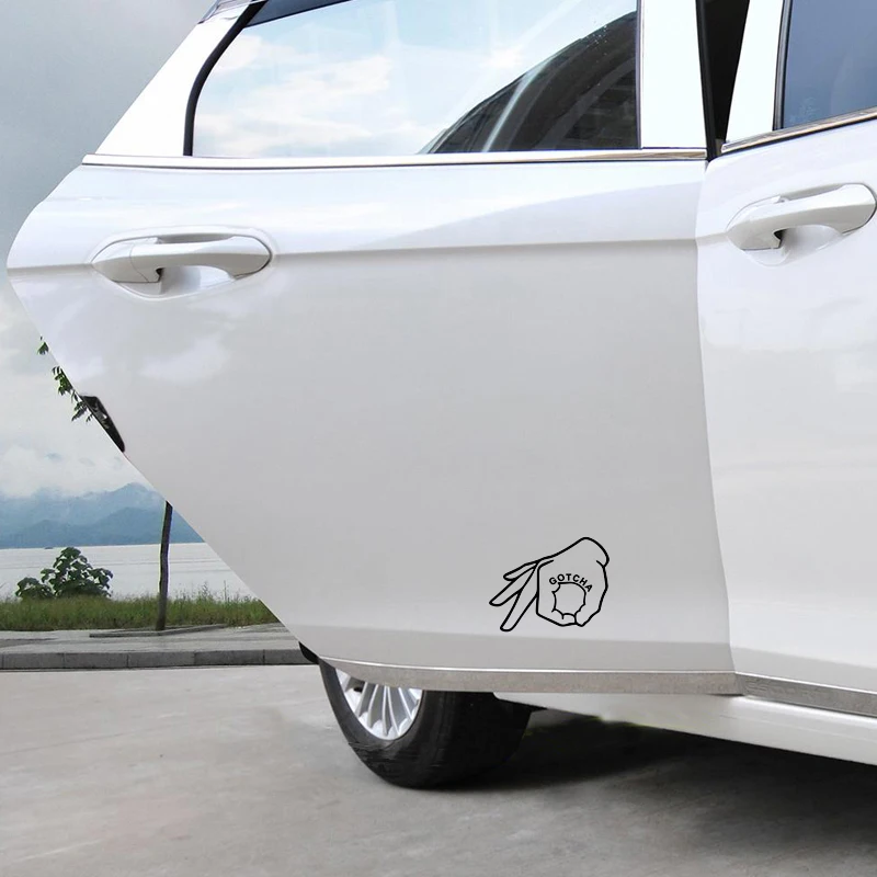 Круглая игра GOTCHA забавная наклейка на ноутбук автомобиль окно бампер JDM EU Dub