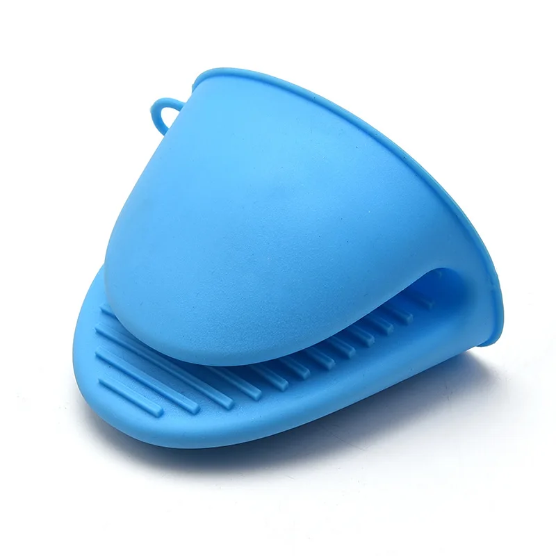 

Silicone Kitchen Organizer Isolated Pot Heat Pliers Microwave Oven Gloves Clip Hot Plate 1 PCS Anti-scald Thicken Bbq Gloves