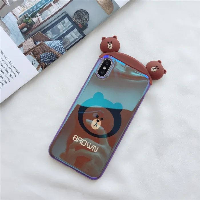 Для iPhone 11 Pro MAX футболка с рисунками из мультфильма «Улица Сезам», жабы, кролика, Розовая пантера синий свет IMD чехол для iPhone Xs XR Xs Max X 6 6s7 8 Plus - Цвет: 6