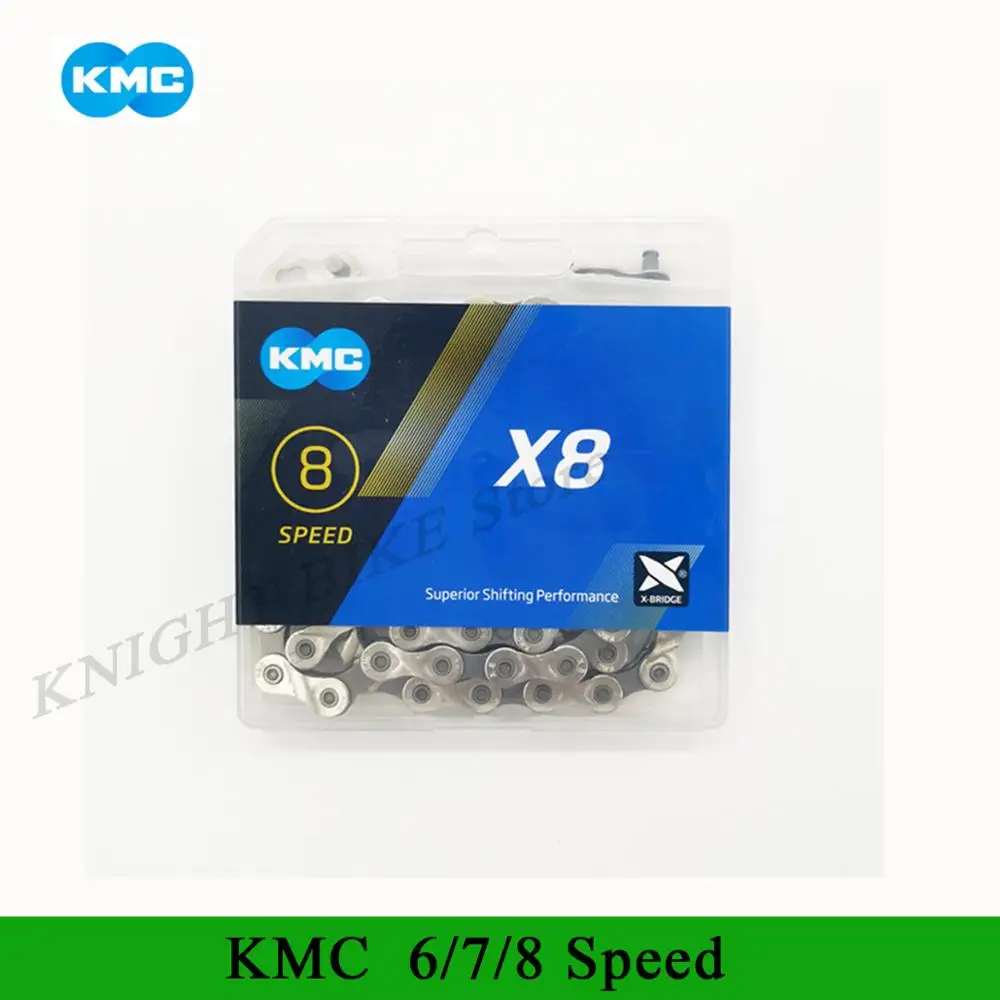 КМК Новый X8 X8.93 6/7/8 цепь для скоростного велосипеда 116L велосипедная с