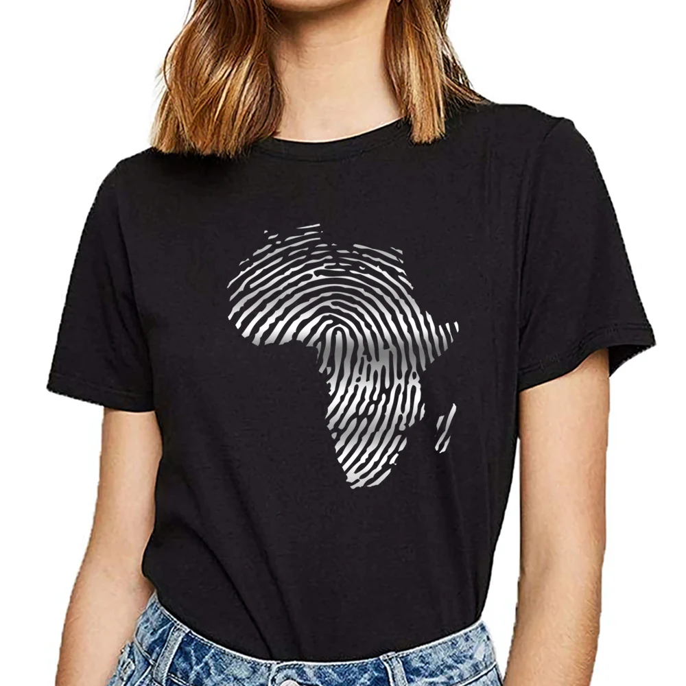 Топы футболка женские африканские сексуальные футболки с принтом в стиле