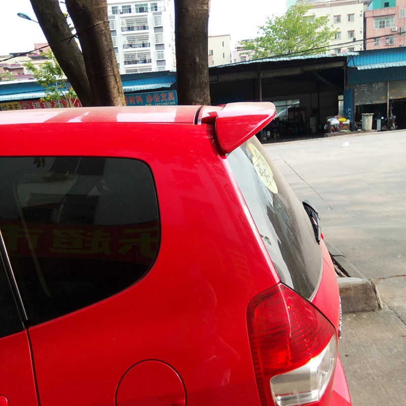Для Honda Fit спойлер 2004-2007 Премиум абс материал заднее крыло автомобиля праймер цвет