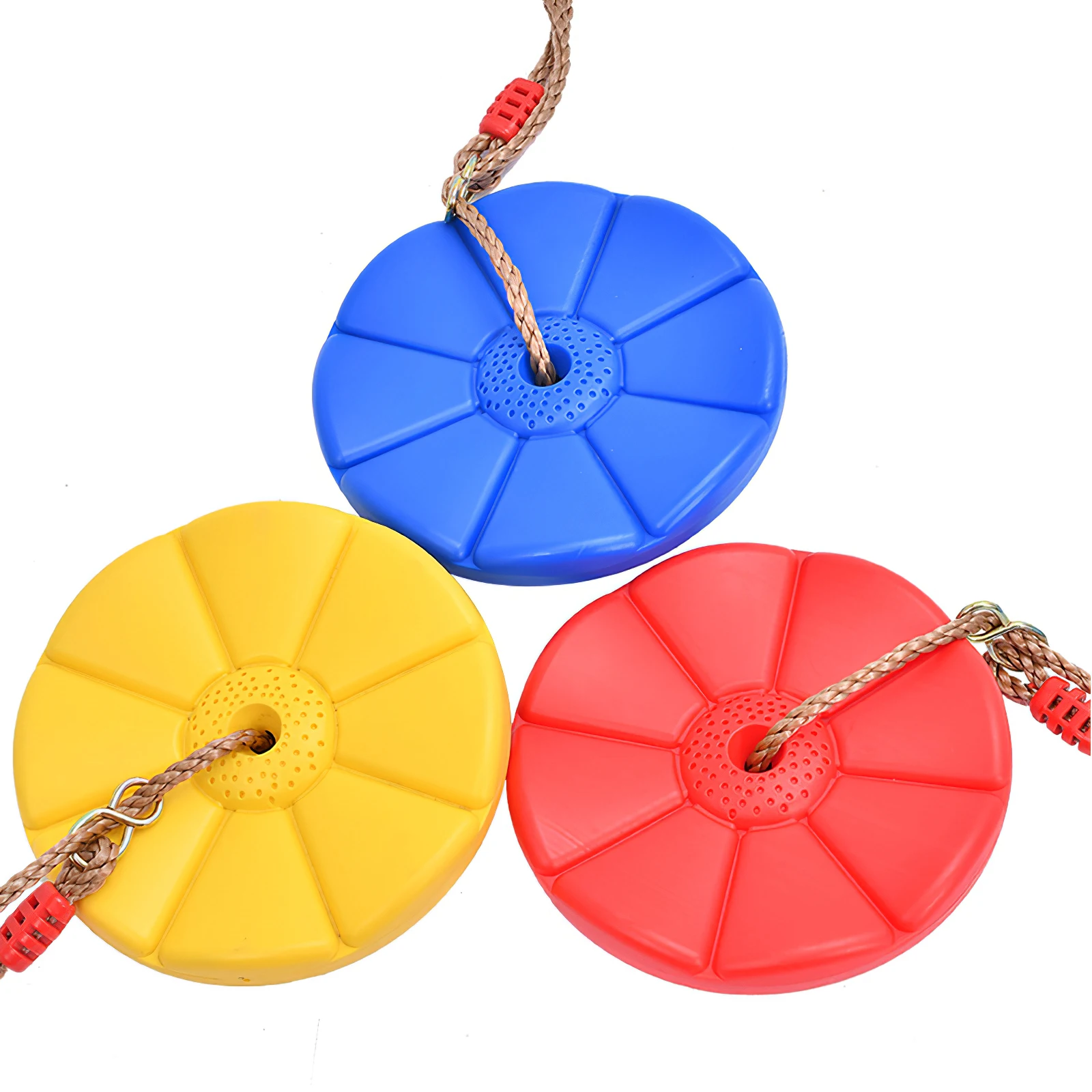 

Children Garden Swing Disc Toy Seat Kids Swing Round Rope Swings Outdoor Playground Hanging Entertainment Activity Swings Chair