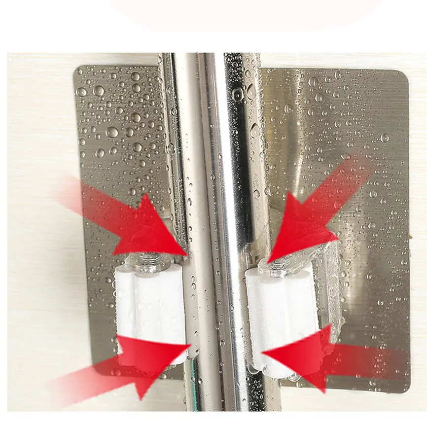 

Wandmontage Mop Organizer Houder Borstel Bezem Hanger Opbergrek Keuken Tool Muur Huishoudster Accessoire Opknoping Pijp Haken