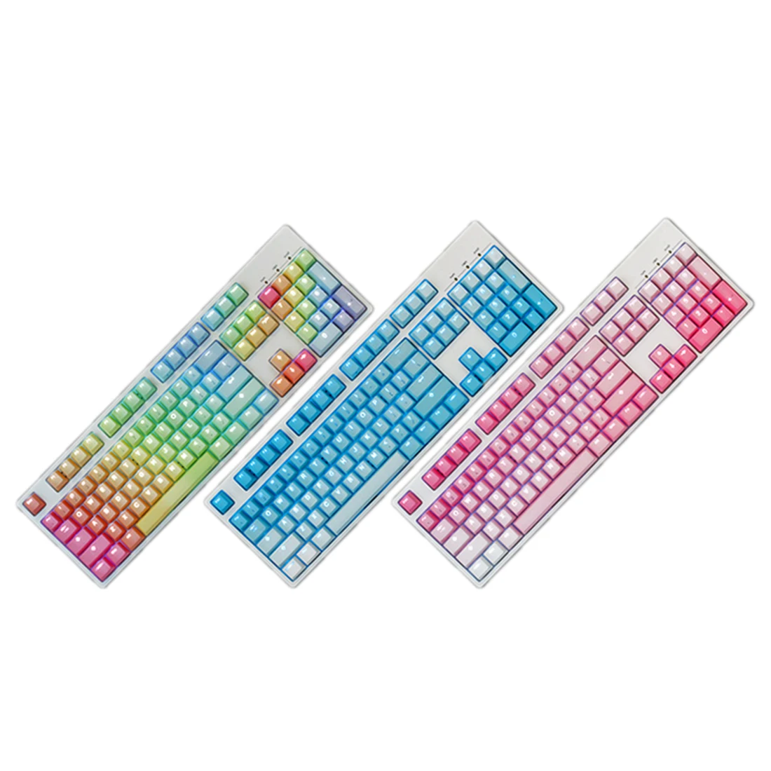 

104 Keys Keycaps Mechanical Gaming Keyboard PBT Chroma Doubleshot OEM Profile Keycaps For DIY 60% 87 104 Space65 TKL Matrix PBT