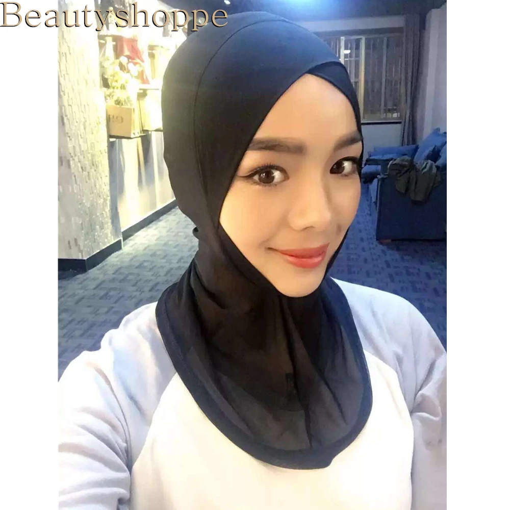 2020 мусульманский Эластичный Тюрбан кепка полное покрытие внутренние шапочки под