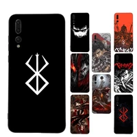 berserk guts anime phone case soft silicone case for huaweip30lite p30 20pro p40lite p30 capa