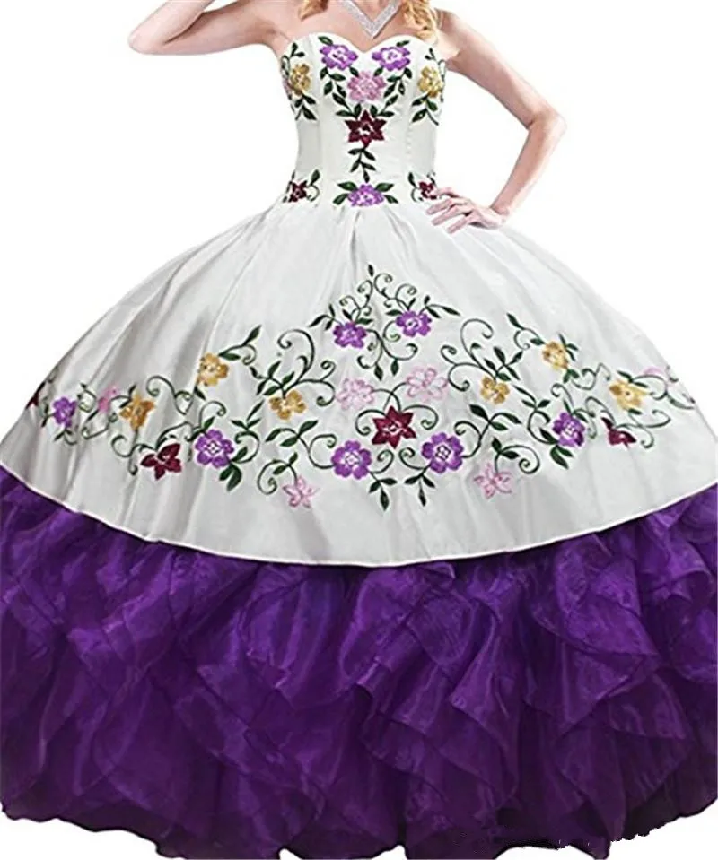 Новые платья Quinceanera с вышивкой 2021 бусинами 16 вечерние для выпускного бала|Платья