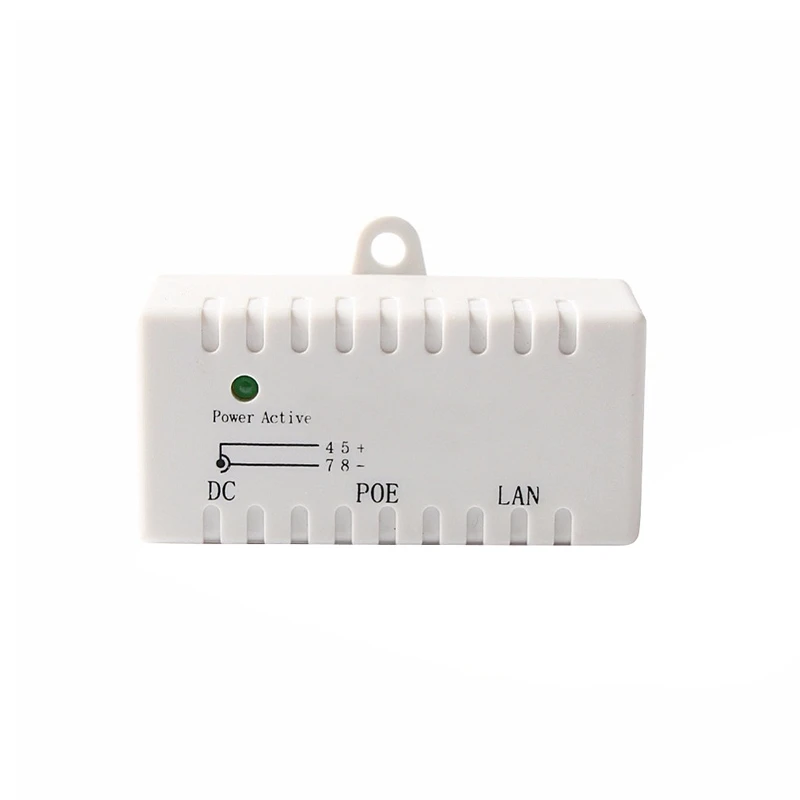 Poe Splitter Injector Rj45 Dc 5.5Mm x 2.1Mm Input Passive Adapter Connector For Ip Network Camera | Безопасность и защита