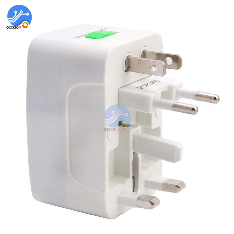 1 шт. высококачественный адаптер для ЕС Австралии Великобритании США переходник