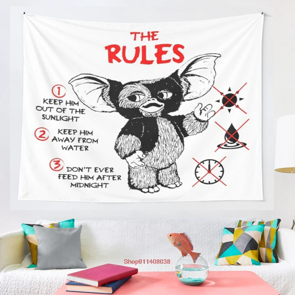 

Гобелен Gremlins, искусство, настенные подвесные гобелены для декора гостиной