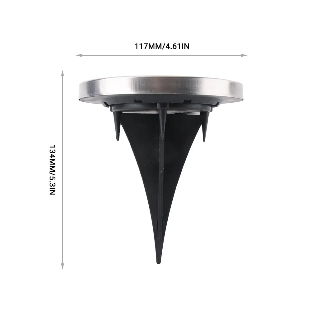 Подземный светильник на солнечной батарее 8 светодиодов водонепроницаемый