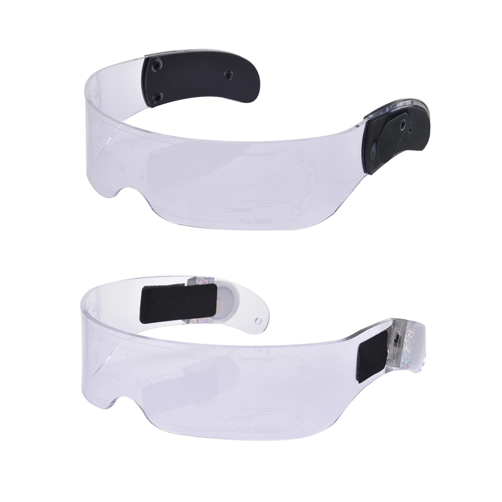 

LED Luminous Glasses EL Flashing Neon Bar Party LED Glasses Light Up Glasses Rave Costume Party Decor DJ Sunglasses Party Decor