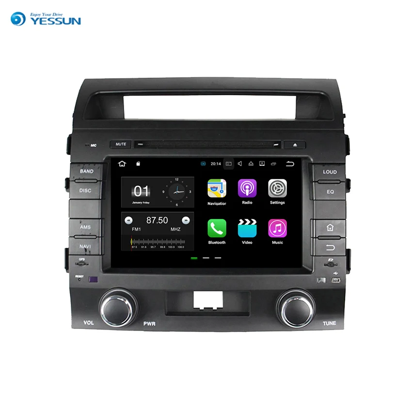 YESSUN Android для Toyota Land Cruiser 2008 ~ 2012 автомобильный навигатор GPS Аудио Видео Стерео