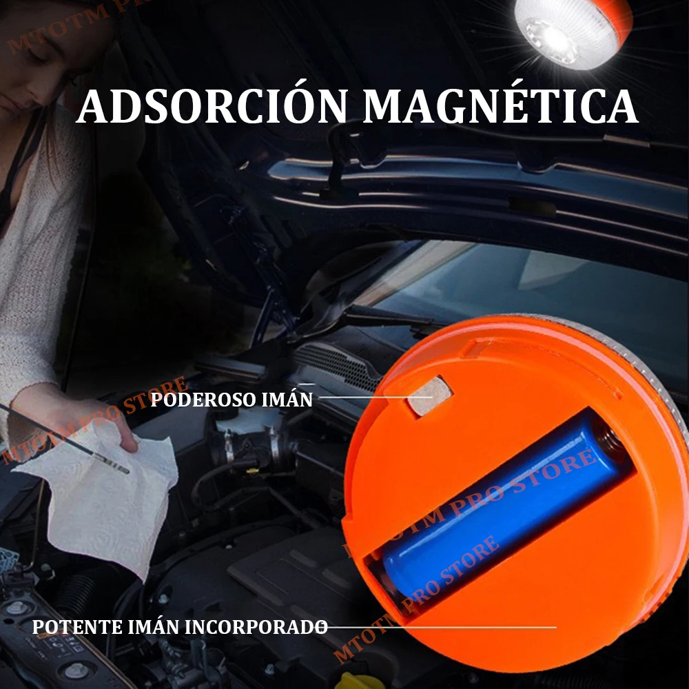 Spain V16 Rechargeable Led Car Emergency Light Flashlight Magnetic Induction Strobe Road Accident Lamp Safety Beacon | Лампы и