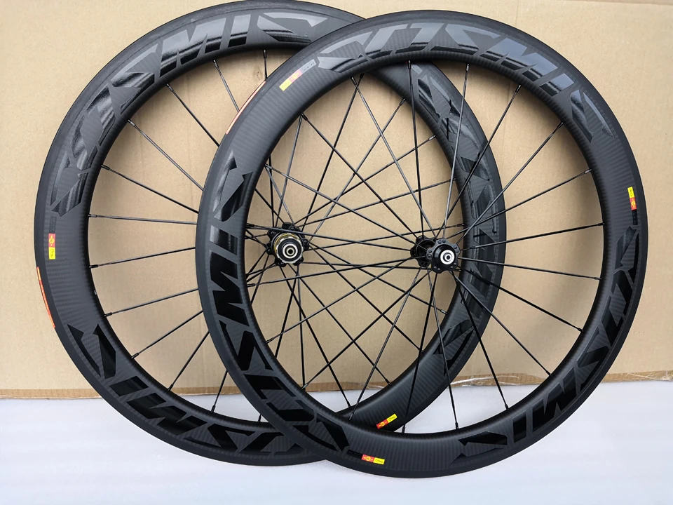 Боб саржевое плетение Mavic cosmic 700C 60 мм Глубина шоссейного велосипеда Углеродные