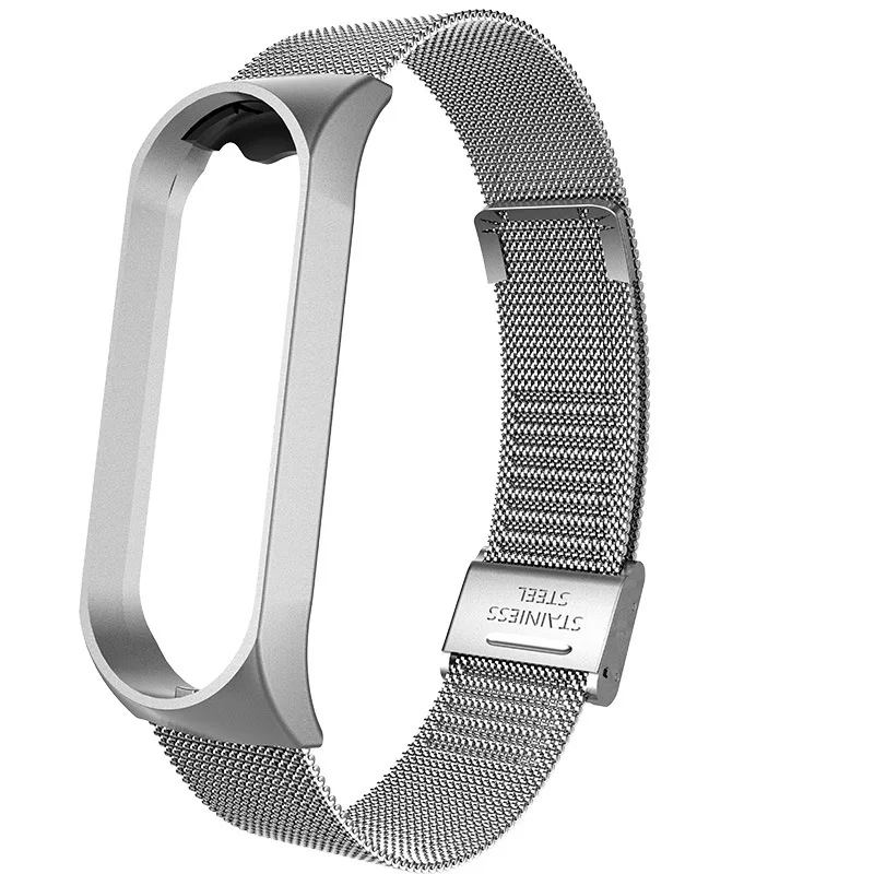Metal Bracelet for Xiaomi Band 3/4 Wrist Strap Miband 4 Wristband Smart Watch Stainless Steel Mi band 3 | Электроника