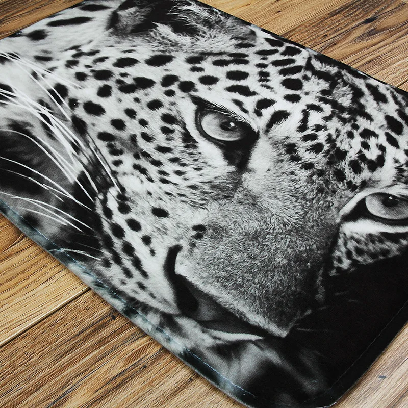 Голова животного портрет кухонная полоска комната прикроватный коврик