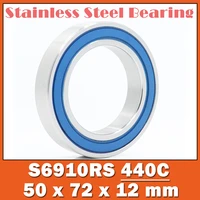 s6910rs bearing 507212 mm 2 pcs abec 3 440c stainless steel s 6910rs ball bearings 6910 stainless steel ball bearing