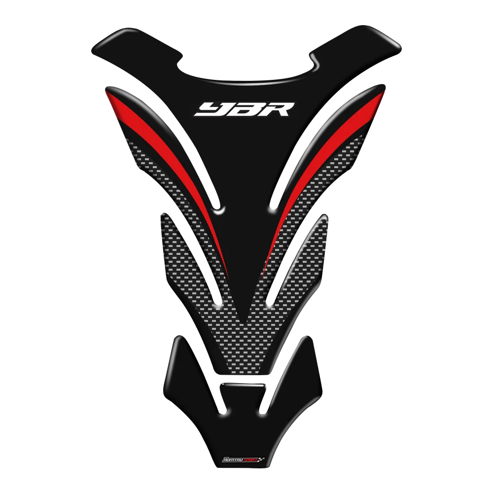 

Fashion 3D Motorcycle Accessories Motorbike Tank Protector Tank Motorcycle Stickers Decals for Yamaha YBR 125, 150, 250 Tank