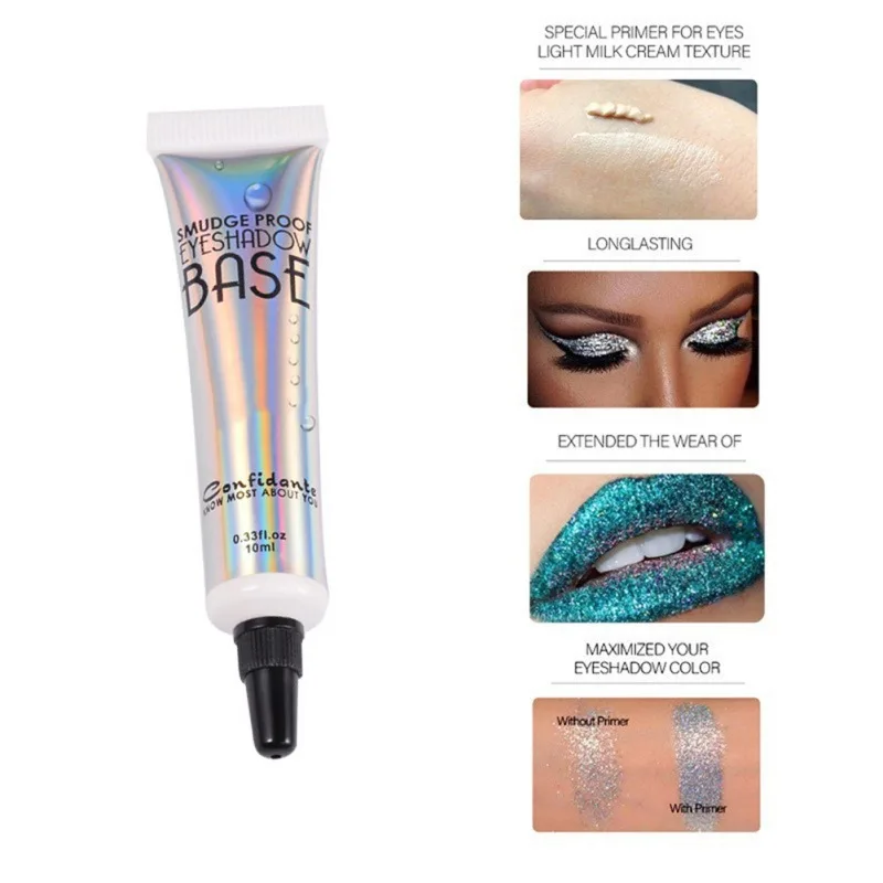 Профессиональный Крем для макияжа тени век губы макияж блестки фиксированная