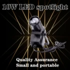 Светодиодный прожектор RGBW 4 в 1, Светодиодный точечный светильник 10 Вт, лампы для зеркального шара для танцпола, дискотеки, диджея вечерние НКИ, свадьбы