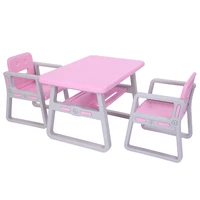 Kids Table and Chairs Set for Toddlers Lego Reading 2  Seats with 1 Tables Sets desk chair  kids furniture