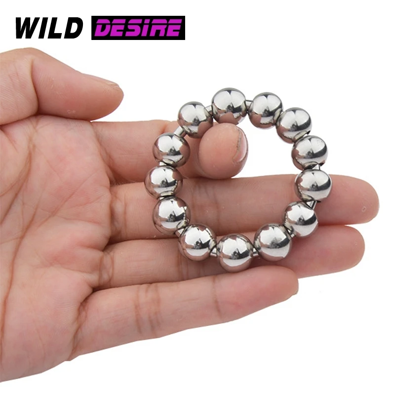 Мужское кольцо для пениса из нержавеющей стали 304 в форме подковы с полной