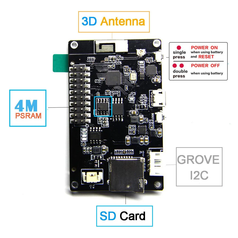 Psram t ватчер экран ESP32 цена для Arduino светодиодный дисплей модуль BTC тикер