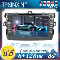 carplay for toyota corolla 2007 2013 android11 car radio player gps navigation head unit multimedia stereo wifi dsp bt