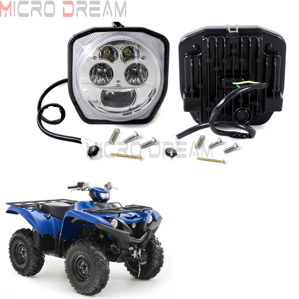 1 пара светодиодных фар хромированные передние фары дальнего и ближнего света