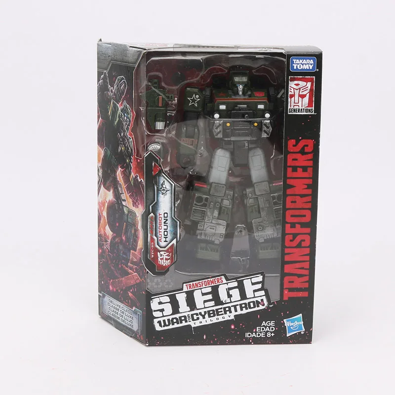 

Hasbro Transformers Toys Generations War for Cybertron Siege Deluxe Class WFC-S9 Autobot Hound Megatron PVC Action Figure Model