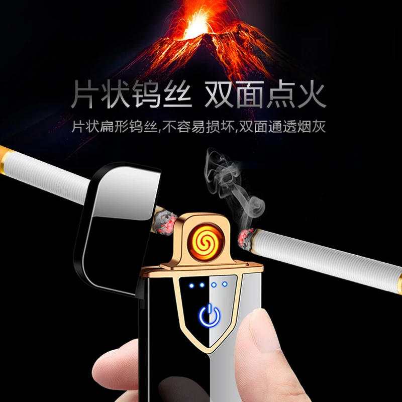 Беспламенная перезаряжаемая электрическая зажигалка с гнездом usb аксессуары для курения Пульс для сигарет электронная зарядка зажигалки для сигар