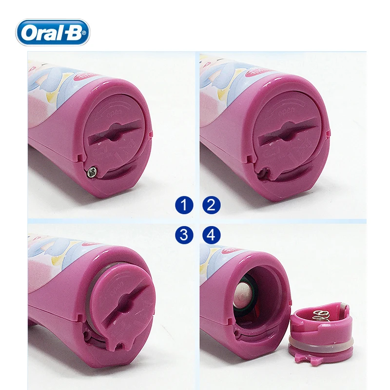 Oral B DB3010 Детская электрическая зубная щетка для детей в возрасте 3 + мягкие щетинки