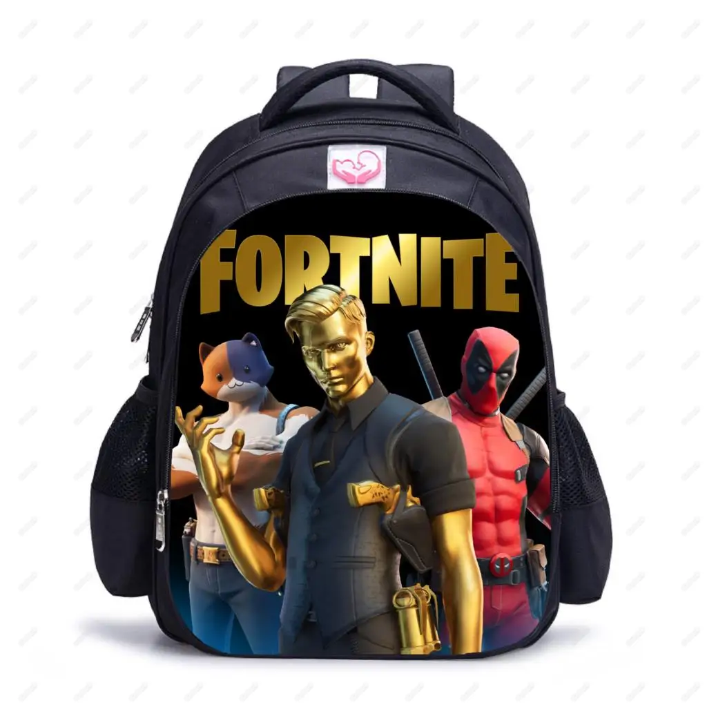 Школьные ранцы FORNITE для начальной школы девочек и мальчиков Детский Рюкзак 16
