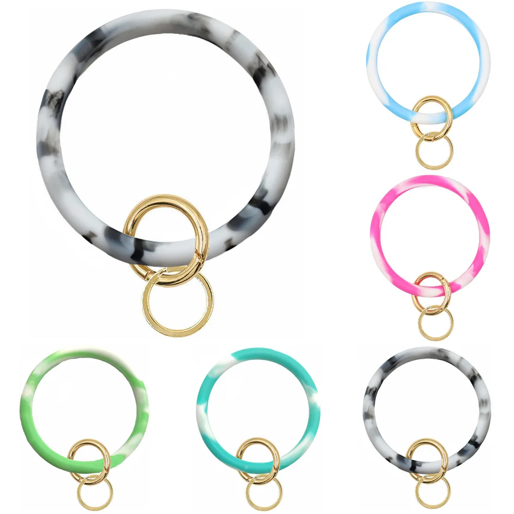Силиконовый браслет для брелка Женский круг брелок модный брелок| |