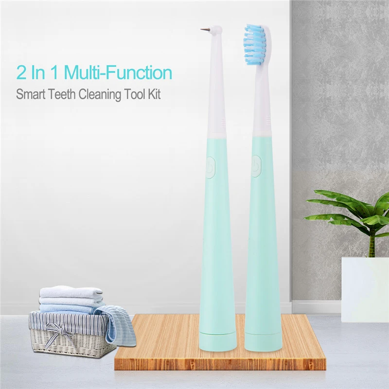

3in1 Dentist Oral Hygiene Electric Sonic Dental Scaler Tooth Calculus Remover Stains Tartar Tool USB Teeth Whitening Toothbrush