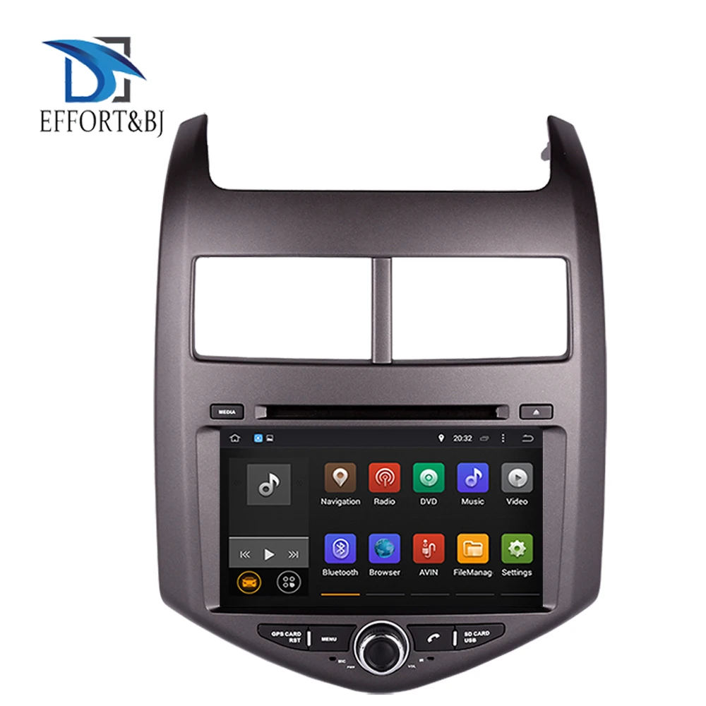 Автомобильный GPS-навигатор Android 10 0 Восьмиядерный процессор для Chevrolet Chevy Aveo Sonic