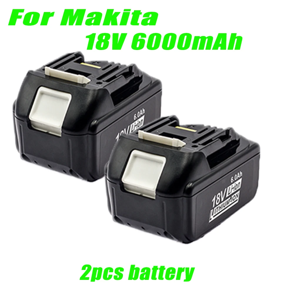 

SaiKeung is Compatible with Makita Tool 18V 6000mAh Battery, For BL1815 BL1820 BL1835 BL1840 BL1845 BL1850 BL1860 BL1830
