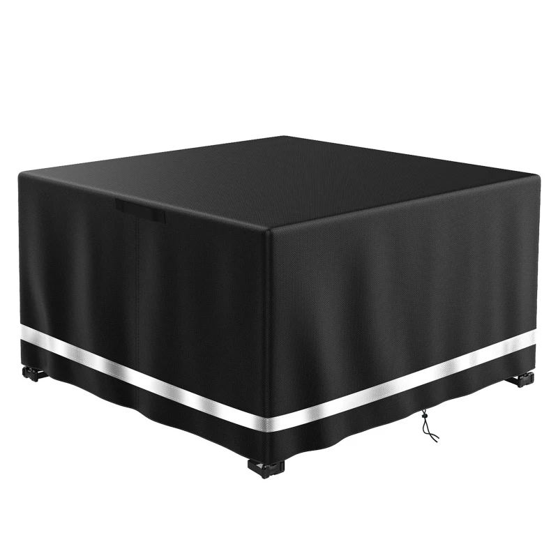 

Square Fire Pit Cover Oxford Cloth 420D Waterproof Cloth Material Anti-tear 101A