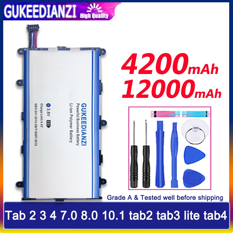 Аккумулятор для планшета Samsung Galaxy Tab 2 3 4 7 0 8 10 1 tab2 tab3 lite tab4 SM T210 T211 T310 T311 T530 T531 P3100 P5200