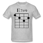 Jimi And гитара Хендрикса аккорд E7 9 брезентовый принт забавная Новинка Мужская Базовая футболка с коротким рукавом R249 топы футболки европейский размер