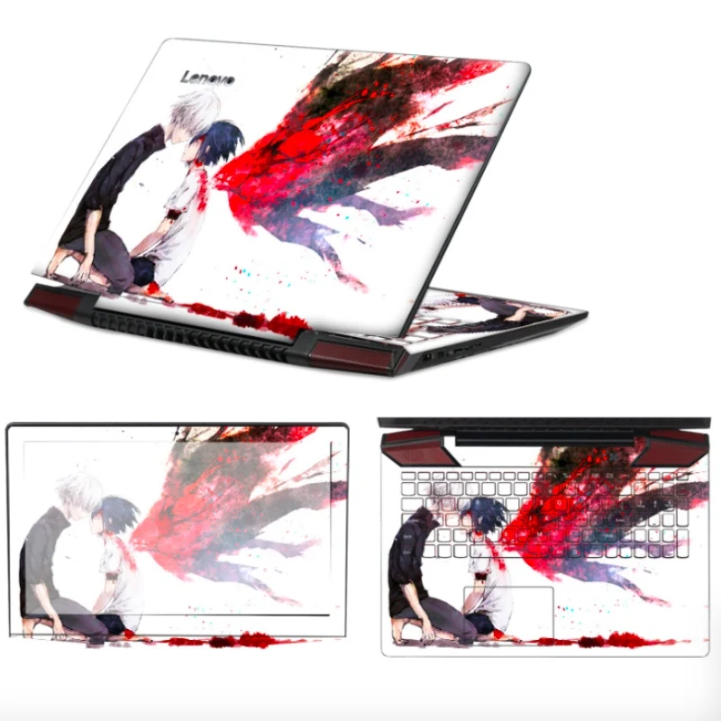 Красивая трехсторонняя наклейка для ноутбука Dell / Lenovo MacBook /Acer/HP/Asus/Alienware/наклейка
